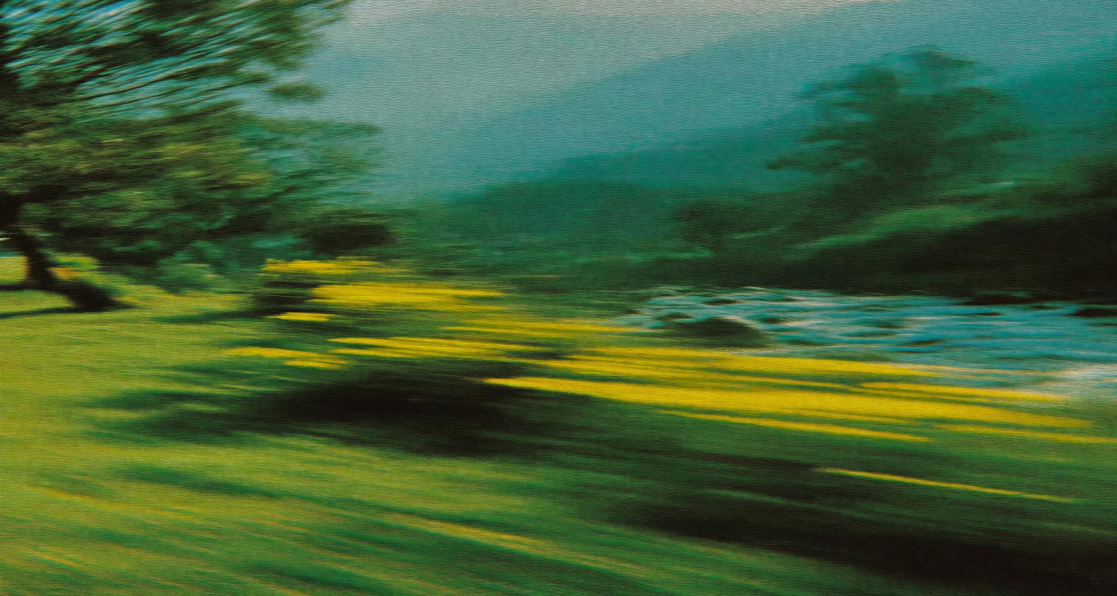 Motion blurred landscape